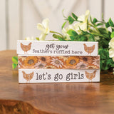 Let's Go Girls Floral Chicken Mini Stick - 3 piece set