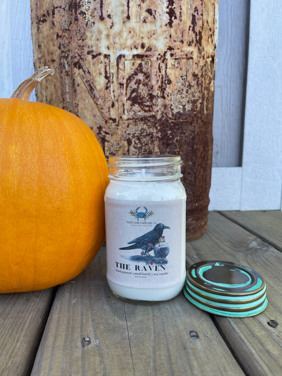 The Raven scented soy candle