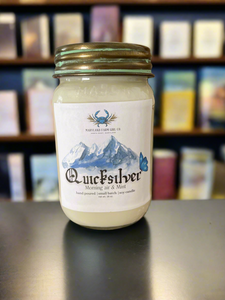 Quicksilver by Callie Hart- morning air & mint scented soy candle