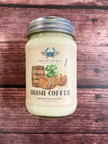 Irish Coffee scented soy candle