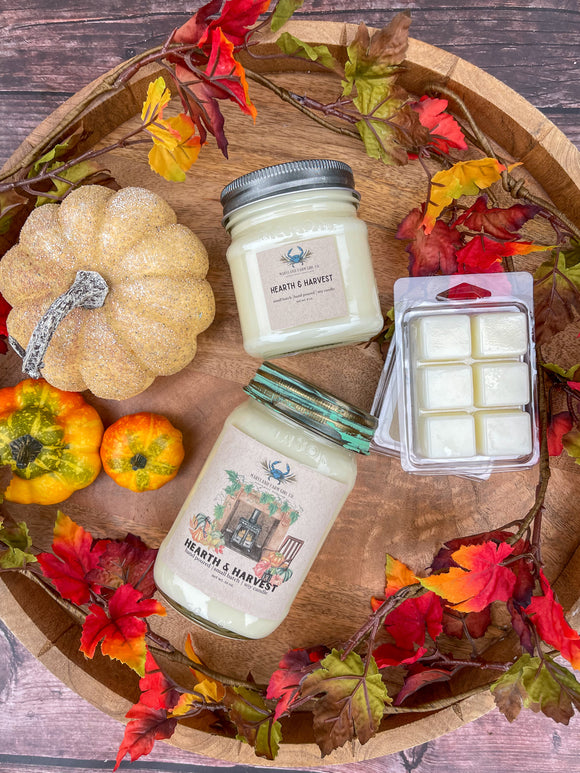 Hearth & Harvest scented soy candle