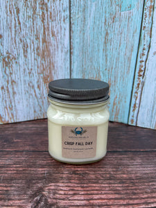 Crisp Fall Day scented soy candle