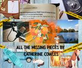 All the missing pieces by Catherine Cowles- smoky orange scented soy candle